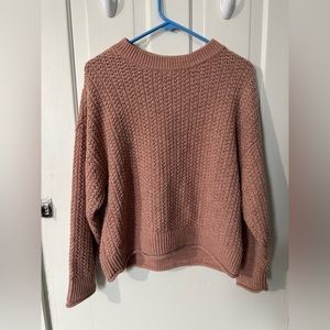 Rose Pink knit sweater